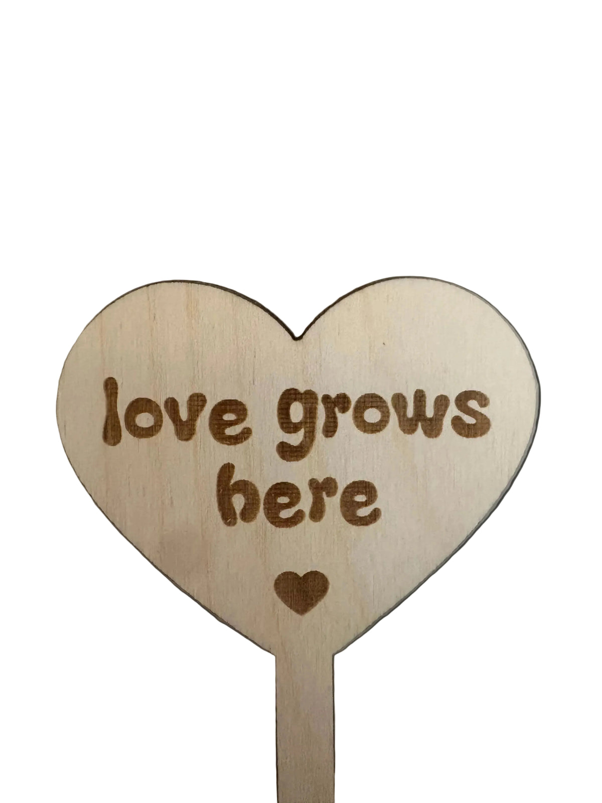 Shaped Wooden Plant Markers